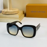 Louis Vuitton Fashion Trend Simple Full Frame Sunglasses Sizes:57-20-145