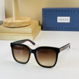 Gucci GG0034 Double G Sunglasses, Size 56-19-140