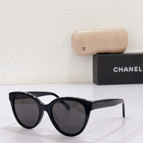 Chanel CH5414 Simple Double C Letter Logo Sunglasses Sizes:55-20-145