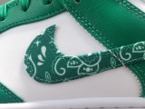 NIKE DUNK LOW ESS＂Green Paisley＂Retro Casual Sneakers