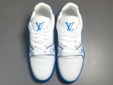 Louis Vuitton Trainer Men Low Top Velcro Fashion Sneakers Shoes