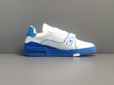Louis Vuitton Trainer Men Low Top Velcro Fashion Sneakers Shoes
