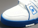 Louis Vuitton Trainer Men Low Top Velcro Fashion Sneakers Shoes