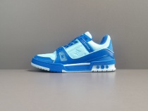 Louis Vuitton Trainer Men Low Top Velcro Fashion Sneakers Shoes