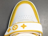 Louis Vuitton Trainer Men Low Top Velcro Fashion Sneakers Shoes