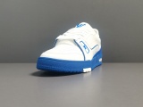 Louis Vuitton Trainer Men Low Top Velcro Fashion Sneakers Shoes