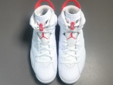 Air Jordan 6  Retro＂Red Oreo＂Retro Casual Sneakers Shoes Basketball Shoes