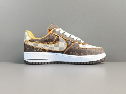 Nike Air Force 1 x Louis Vuitton Men Sneakers Shoes