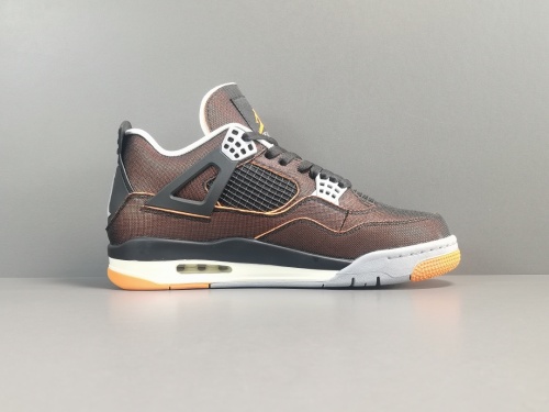 Air Jordan 4 Retro SE＂Starflsh＂Unisex Fashion Sneakers Shoes