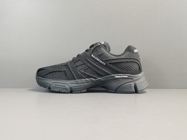Balenciaga Phantom Trainer Low-Top Sneaker White/Black Phantom Series Sports Jogging Shoes
