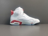 Air Jordan 6  Retro＂Red Oreo＂Retro Casual Sneakers Shoes Basketball Shoes