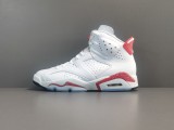 Air Jordan 6  Retro＂Red Oreo＂Retro Casual Sneakers Shoes Basketball Shoes