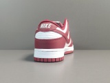 NIKE DUNK LOW Retro＂Team Red＂Unisex Retro Casual Sneakers Shoes