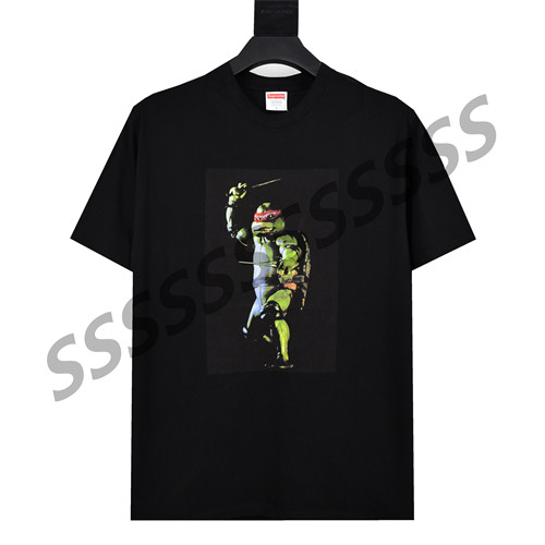 Supreme Cotton Casual T-shirt Teenage Mutant Ninja Turtles Tee Short Sleeve