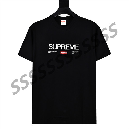 Supreme Cotton Casual T-shirt 1994 Letter Box Logo Tee Short Sleeve