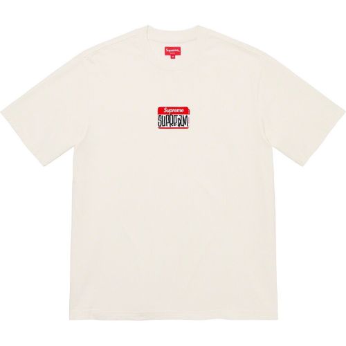 Supreme Cotton Short T-shirt Box Logo Letter Tee Short Sleeve
