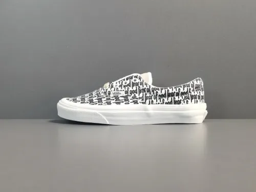 Fear of God × Vans Era 95 DX White Black FOG Casual Low-Top Sneakers Shoes