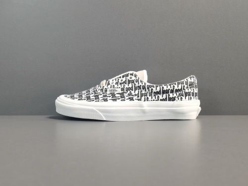 Fear of God × Vans Era 95 DX White Black FOG Casual Low-Top Sneakers Shoes
