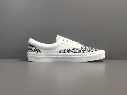 Fear of God × Vans Era 95 DX White Black FOG Casual Low-Top Sneakers Shoes