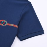 Gucci Classic Logo Printing T-Shirt Embroidered Polo Shirt Short Sleeve