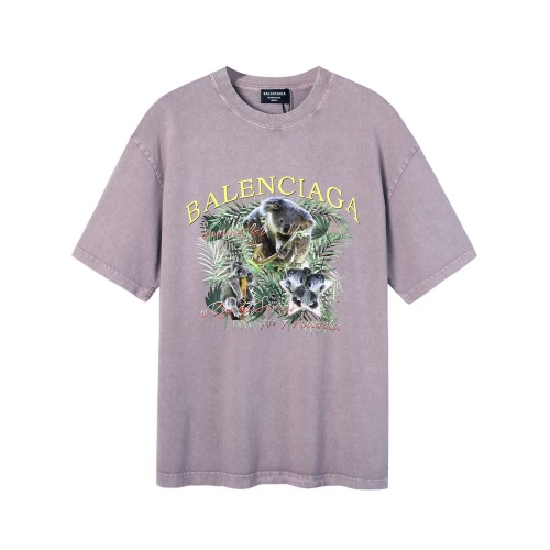 Balenciage Unisex Australian Koala Art Print Vintage Jersey Oversize T-Shirt