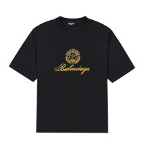 Balenciage Unisex Valentine's Day Gold Thread Embroidery Cupid Limited Edition T-Shirt
