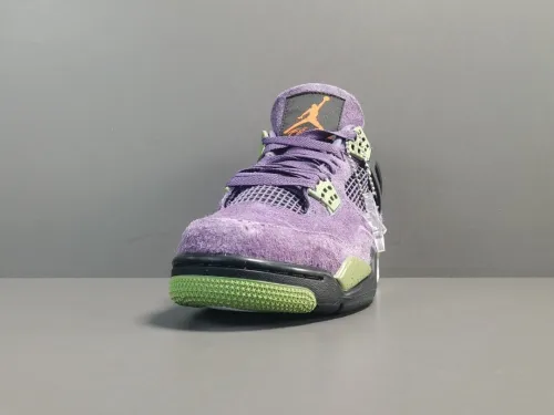 Air Jordan 4 Retro＂Cany Purple＂Shock-Absorbing Non-Slip Retro Basketball Shoes