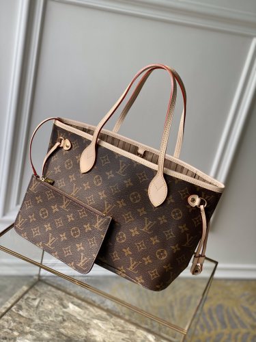 Louis Vuitton Monogram Neverfull Hand Bag Size 29×21×12cm