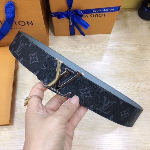 Louis Vuitton Classic Monogram Empreinte Belt 4cm