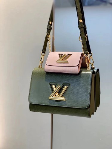 Louis Vuitton Classic Twist Lock Clutch Bag Size 23.0 x 17.0 x 9.5 cm