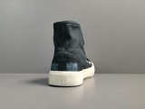 Balenciaga Unisex Paris Ripped And Washed High-Top Sneakers Shoes