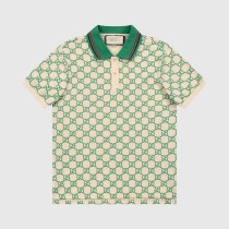 Gucci Classic Old Flower Logo T-Shirt Embroidered Polo Shirt Short Sleeve