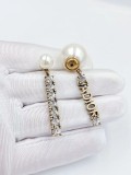 Dior CD Size Pearl Stud Earrings