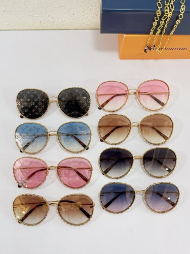 Louis Vuitton Fashion Classic Glasses SIZE:61口18−146