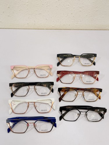 Prada Fashion Classic Polygonal Geometry Glasses Size 58口13-145