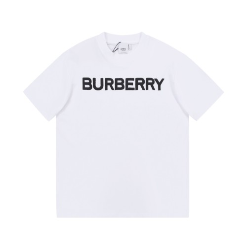 Burberry Unisex BBR Classic Print Short Sleeve Cotton T-Shirt