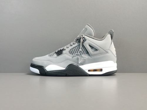 Air Jordan 4  Cool Grey Retro Basketball Shoes Unisex