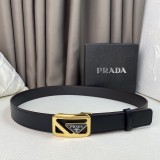Prada Classic Casual Versatile Belt 35MM