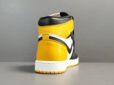Nike Air Jordan 1  High OG ＂Yellow Toe＂Retro Casual Basketball Shoes