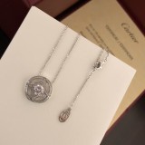 Cartier Classic Fashion Latest Round Diamond Necklaces