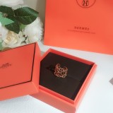 Hermes Classic High-end Atmosphere On The Grade Pig Nose Wide Ring