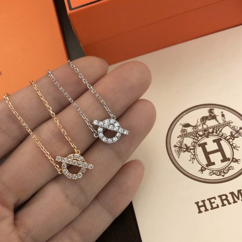 HERMES Finesse Series Pig Nose Full Necklace