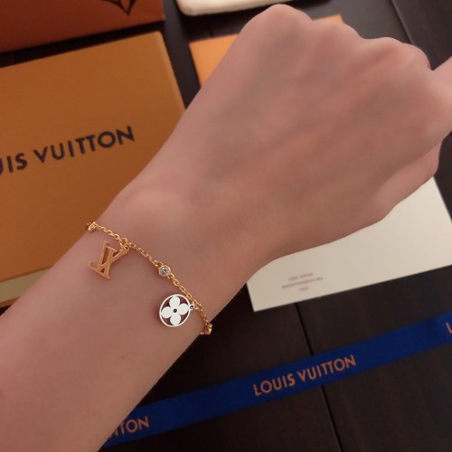 Louis Vuitton Letter Multi-flower Bracelet