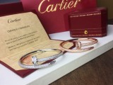 Cartier Half Circle Full Diamond Nail Bracelet