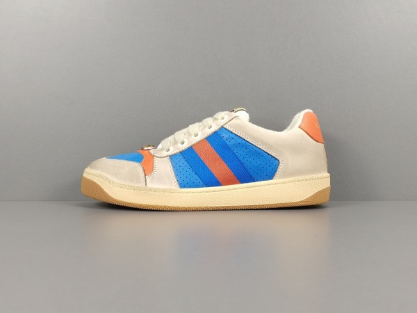 GUCCl Screener Leather Sneaker GG Shoes