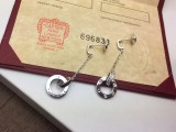 Cartier Classic Double Ring Tassel Stud Earrings