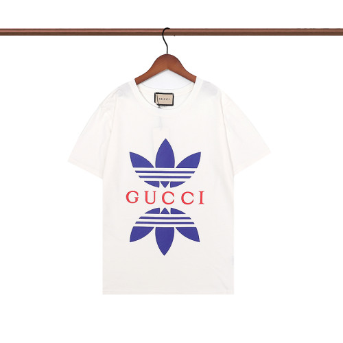 New Gucci Classic Logo Print Short Sleeve Cotton Crew Neck T-shirt