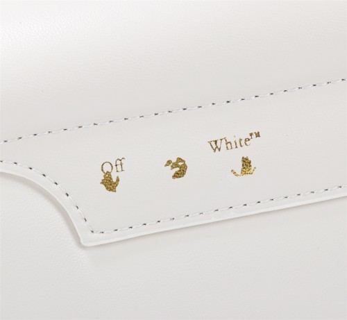 Off White Fashion Classic Burrow Saddle Bag Size 24x18x9