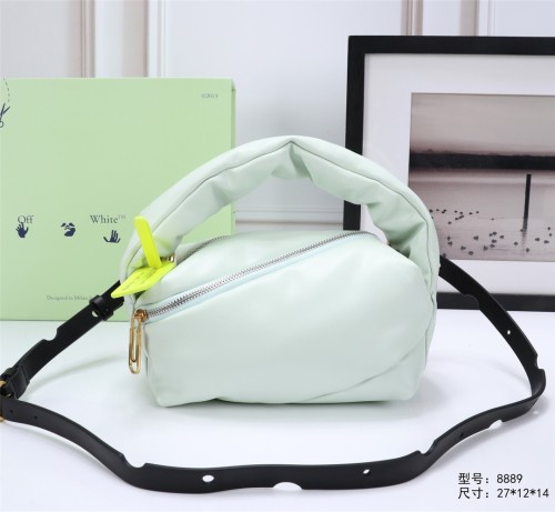 New Off White Fashion Pump Clutch Bag Size 27x12x14