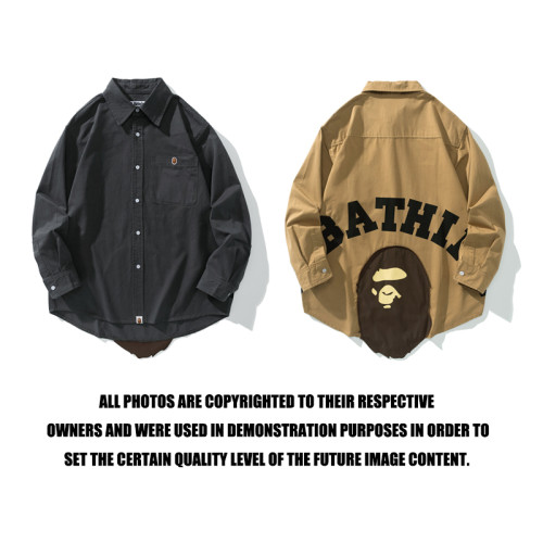 BAPE/A/Bathing Ape Men BAPE Big Shark Head Starry Sky Winter Warm Jacket button  Coats Puffer Coats Outwear Parka